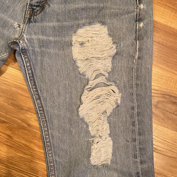 Levi’s 505 Super Distressed Jeans Size Mens 30 x 34 - Picture 3 of 16